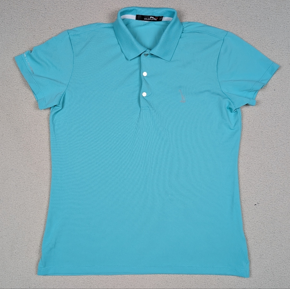 RLX Ralph Lauren Golf Classic Fit Polo Shirt Short Sleeve Teal Women's Small